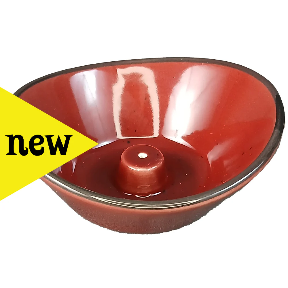 Ceramic Oval Incense Burner - Image 3